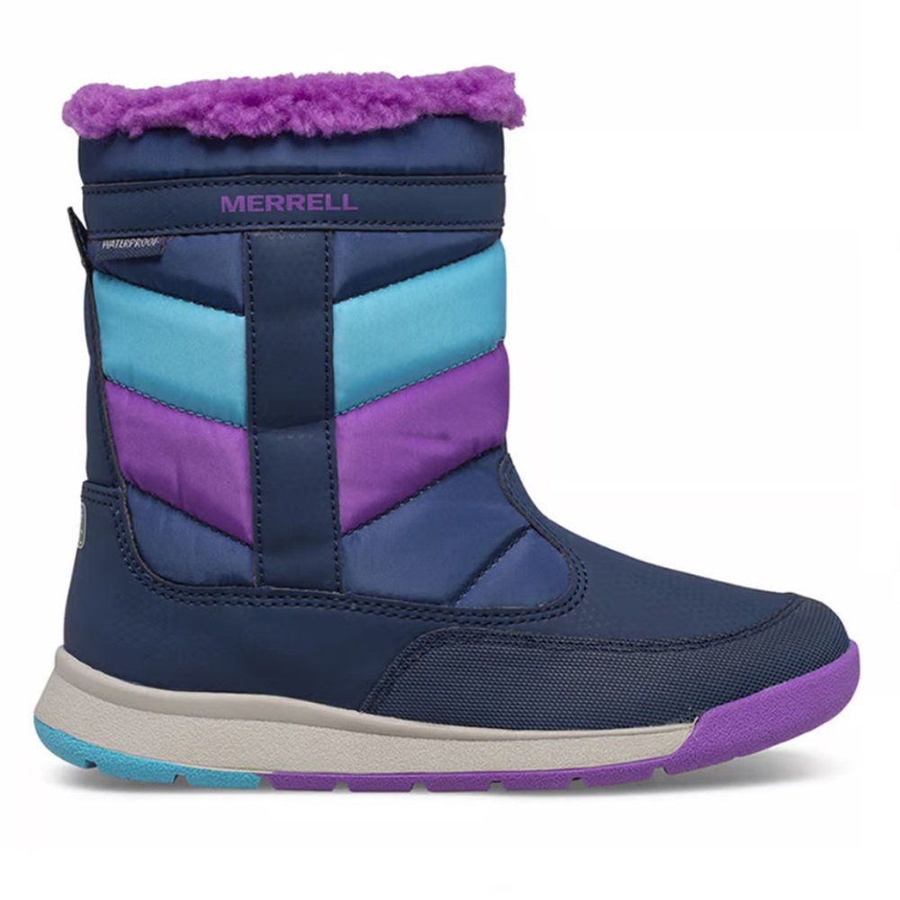 Sz 6 big kids girls or boys waterproof winter Merrell Alpine Puff Boots